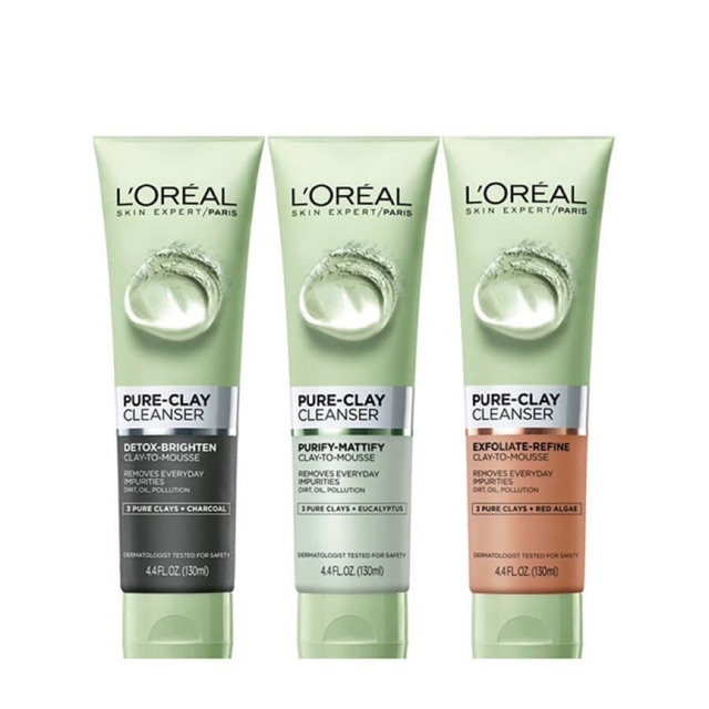 Sữa Rửa Mặt L'Oreal Pure-Clay Cleanser ảnh 1