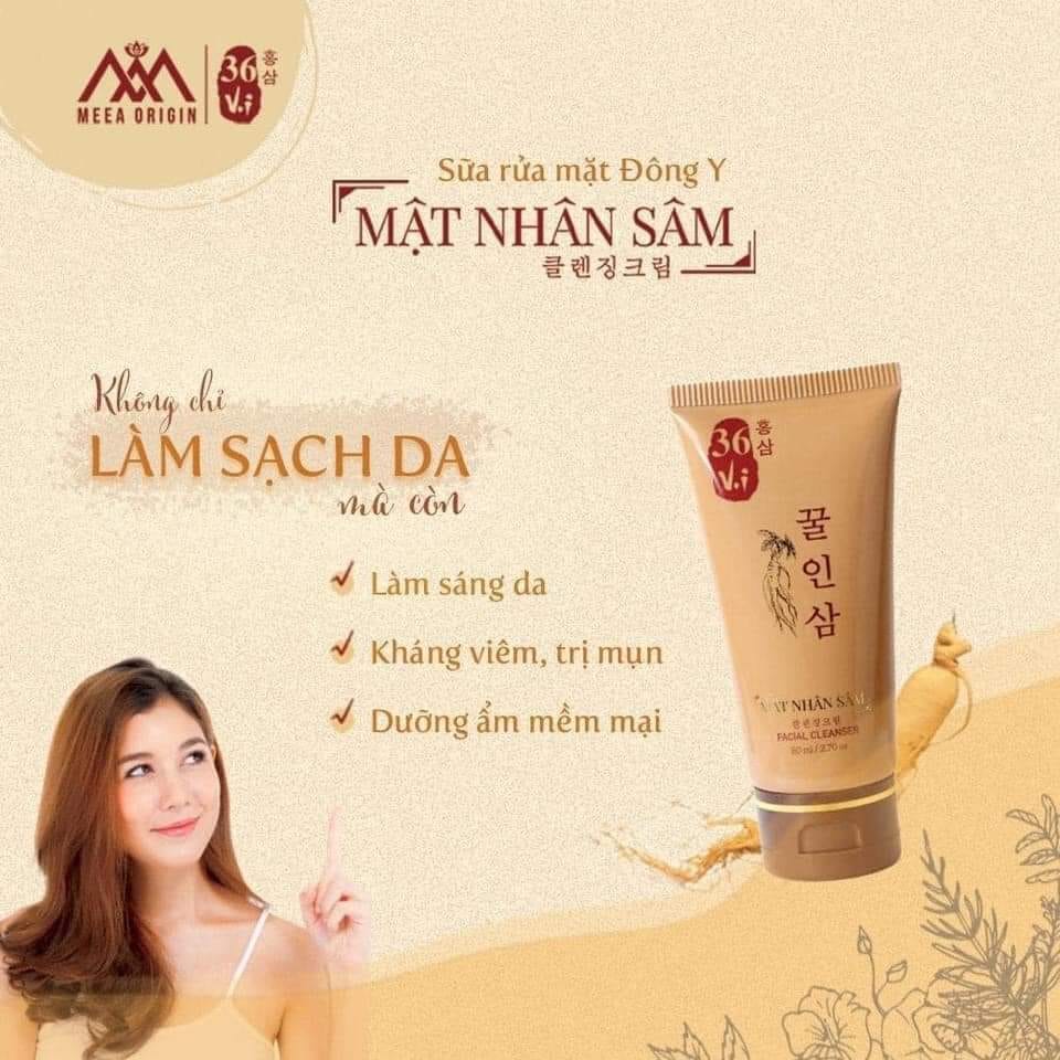 Sữa Rửa Mặt Mật Nhâm Sâm 36 vị ảnh 1