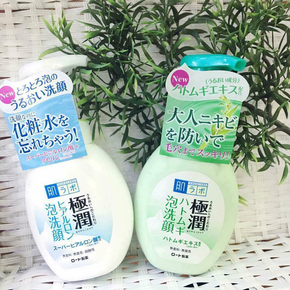 Sữa Rửa Mặt Tạo Bọt Hada Labo Gokujyun Hyaluronic Acid Bubble Face Wash ảnh 1