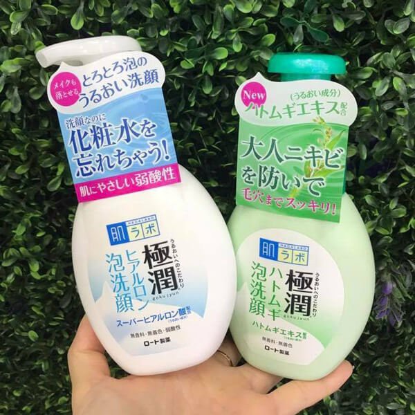 Sữa Rửa Mặt Tạo Bọt Hada Labo Gokujyun Hyaluronic Acid Bubble Face Wash ảnh 2