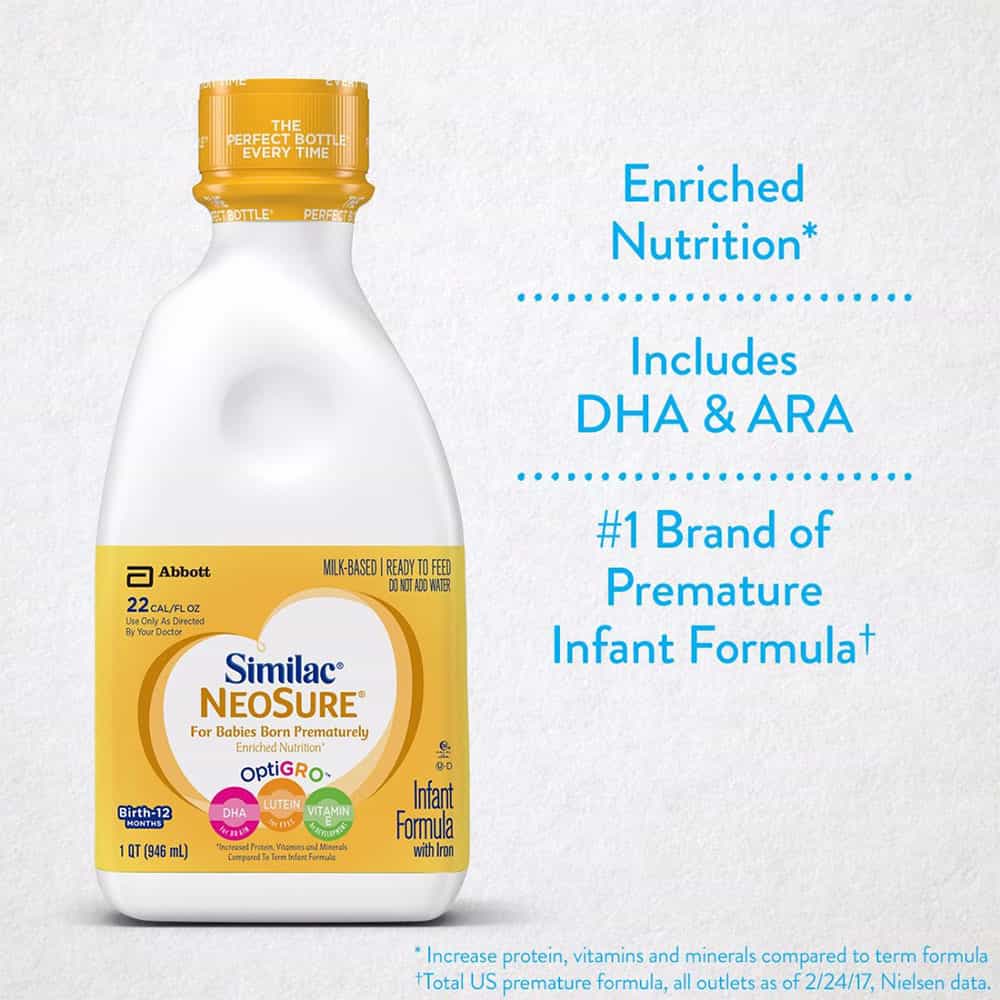 Sữa Similac nước cho trẻ sinh non Similac Neosure Infant Formula ảnh 1