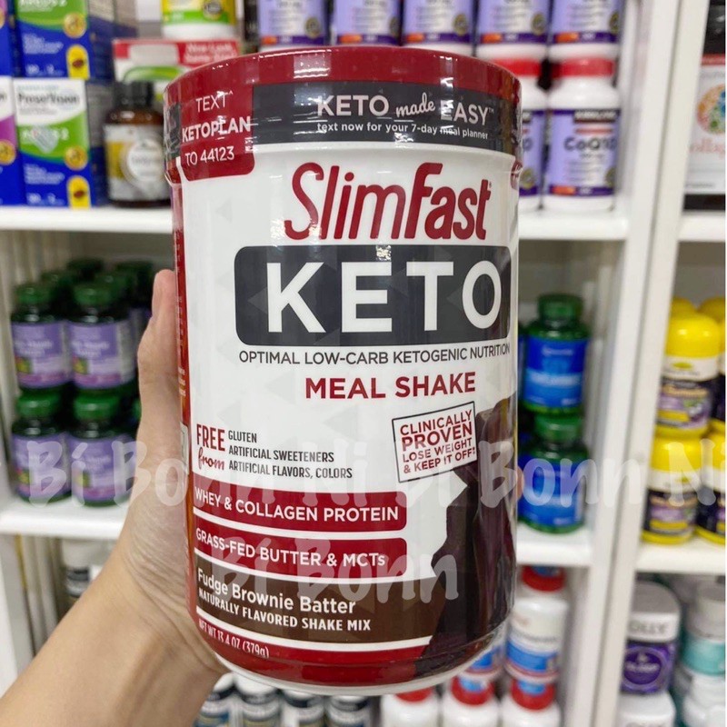 Sữa bột giảm cân SlimFast Keto ảnh 1