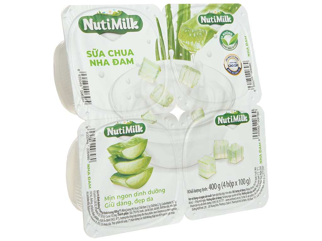 Sữa chua Nutimilk nha đam ảnh 1