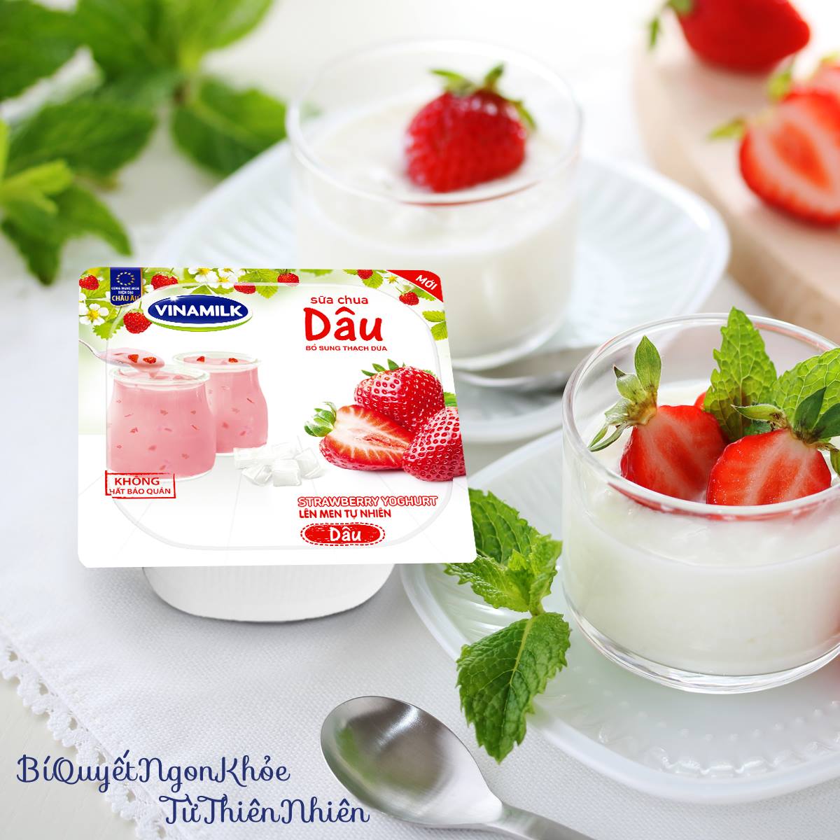 Sữa chua Vinamilk Dâu ảnh 2