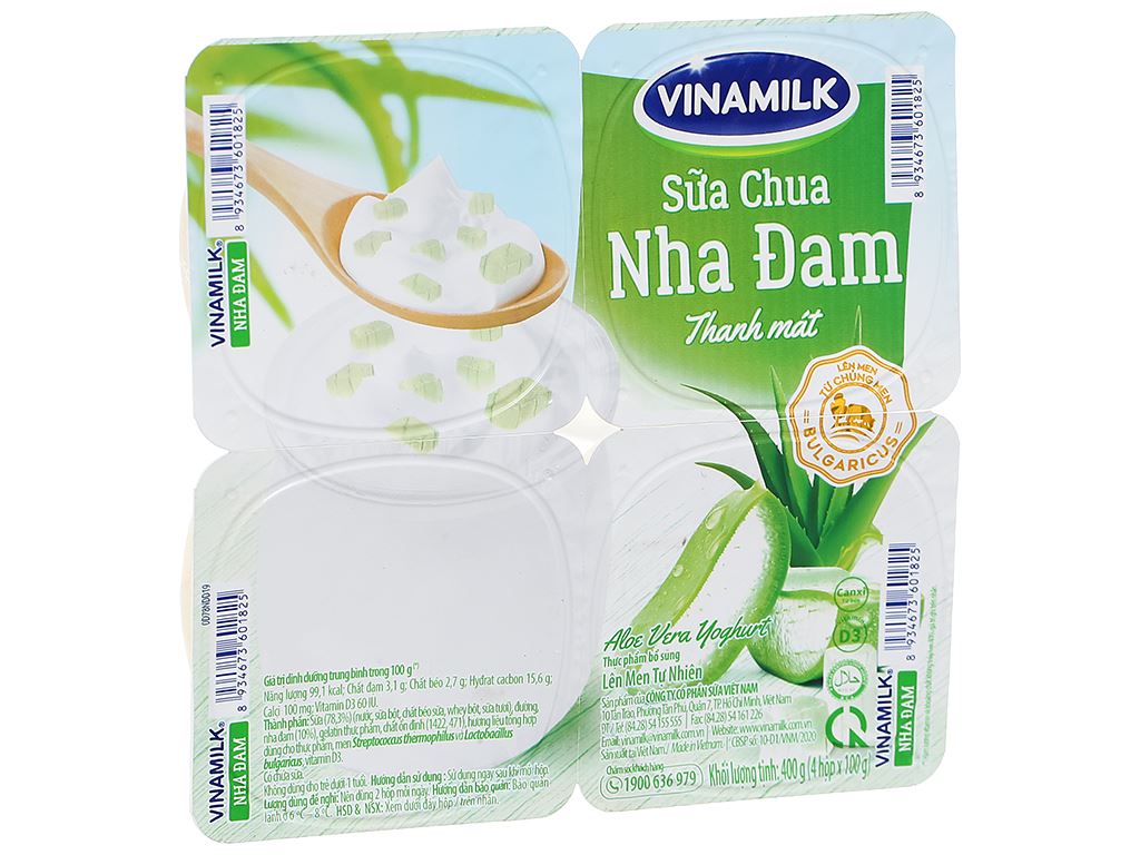 Sữa chua ăn nha đam Vinamilk ảnh 1