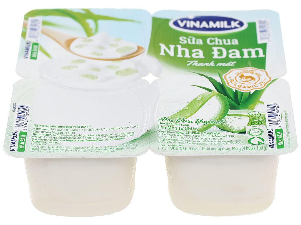 Sữa chua ăn nha đam Vinamilk ảnh 2