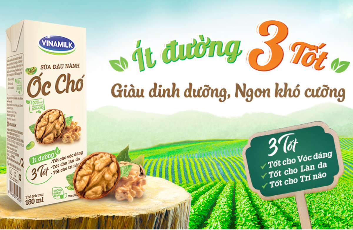 Sữa đậu nành Vinamilk hạt Óc chó ảnh 2