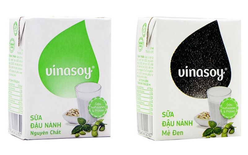 Sữa đậu nành mè đen Vinasoy ảnh 1