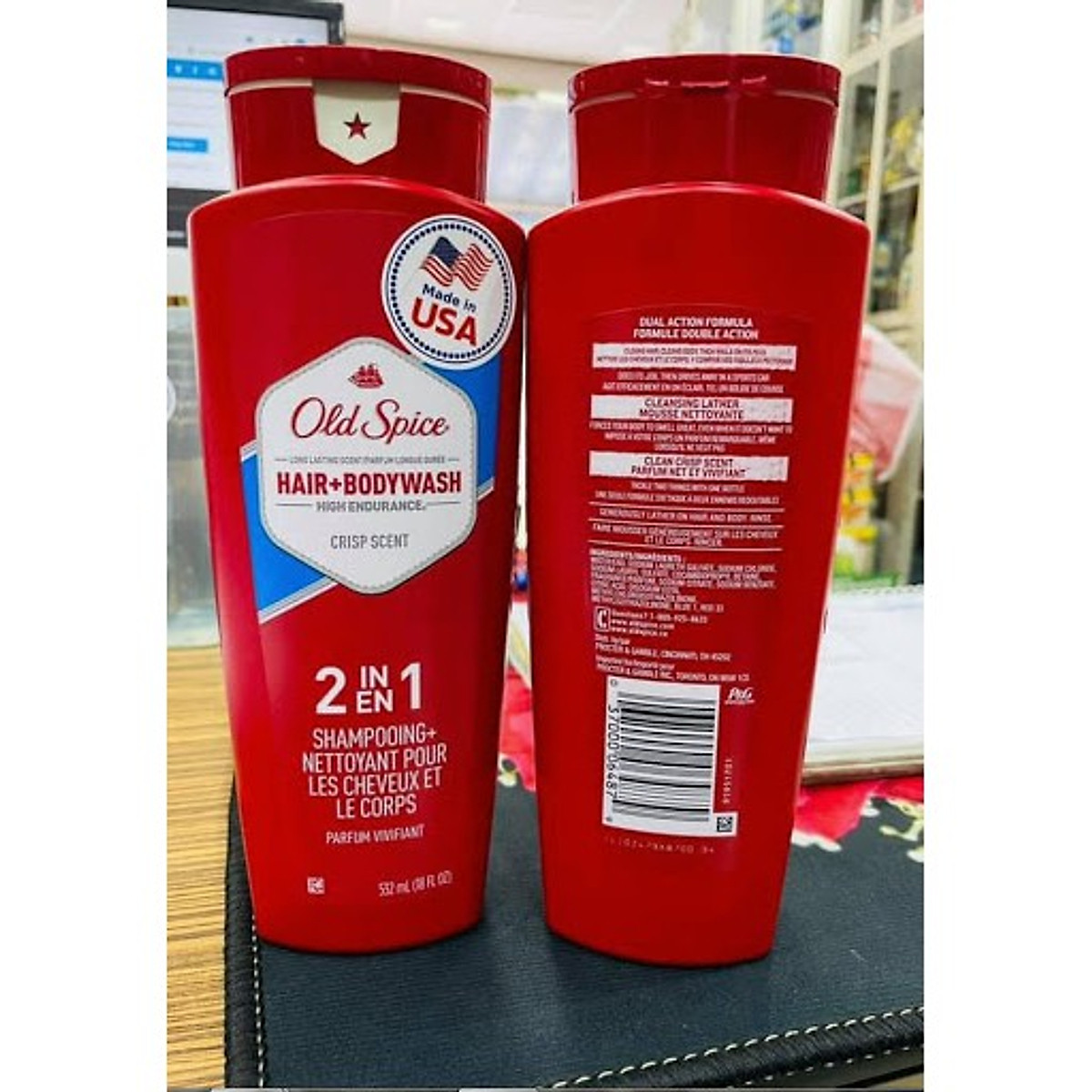 Sữa tắm gội 2IN1 Old Spice High Endurance ảnh 1