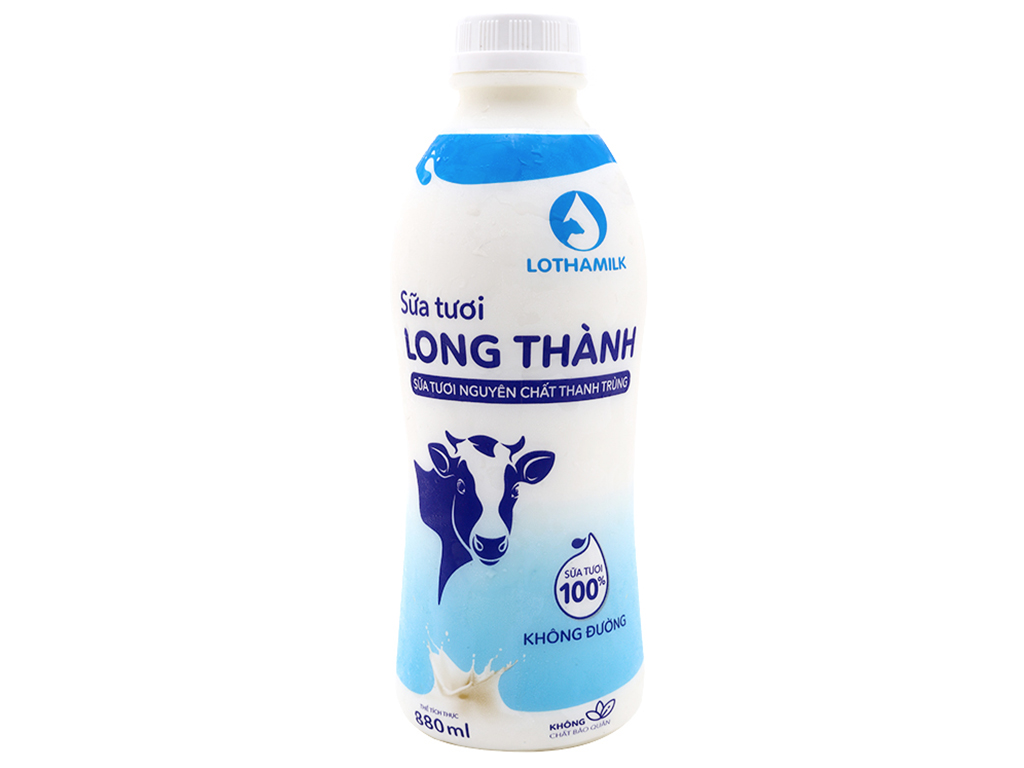 Sữa thanh trùng Lothamilk không đường ảnh 2