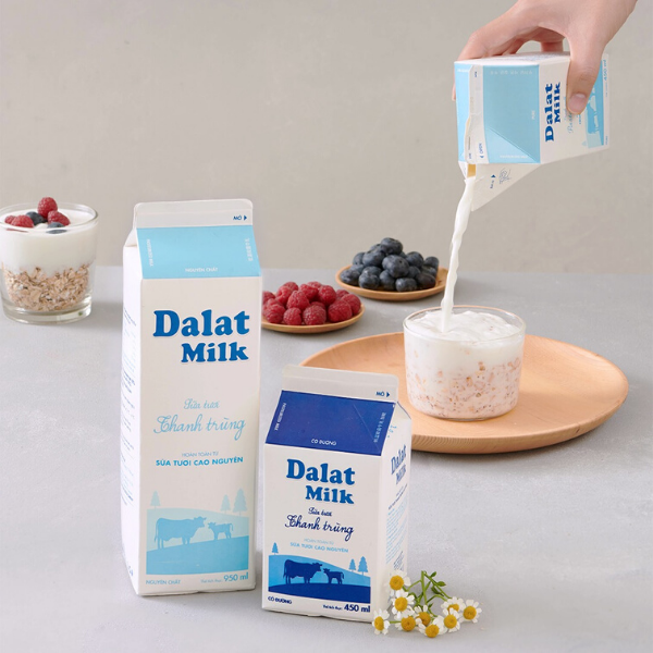 Sữa tươi Dalat Milk ảnh 1