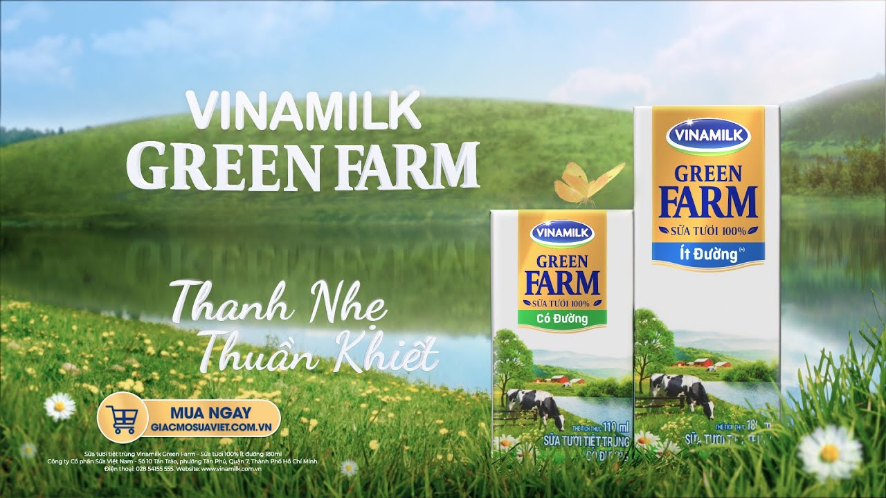 Sữa tươi tiệt trùng ít đường Vinamilk Green Farm ảnh 2