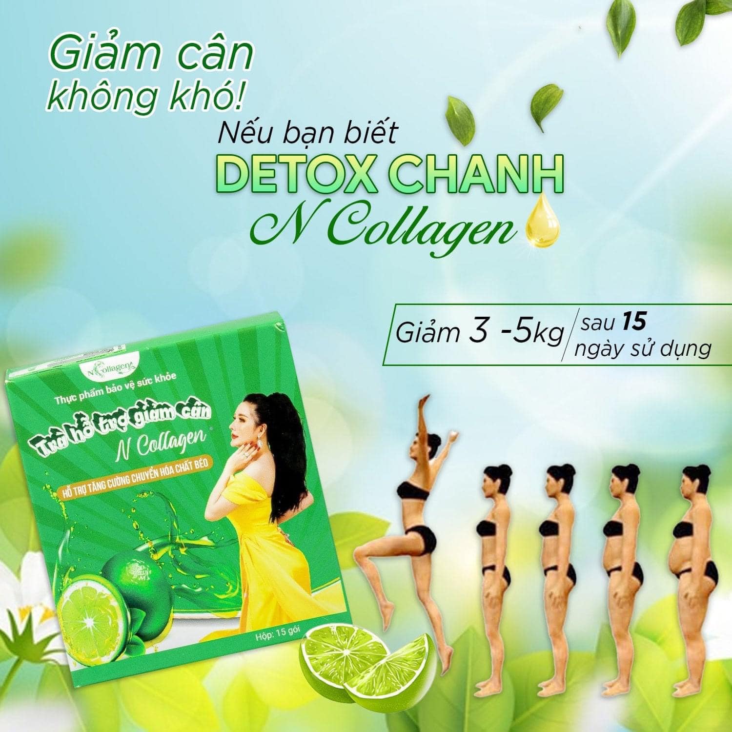 TPBVSK trà hỗ trợ giảm cân N Collagen ảnh 1