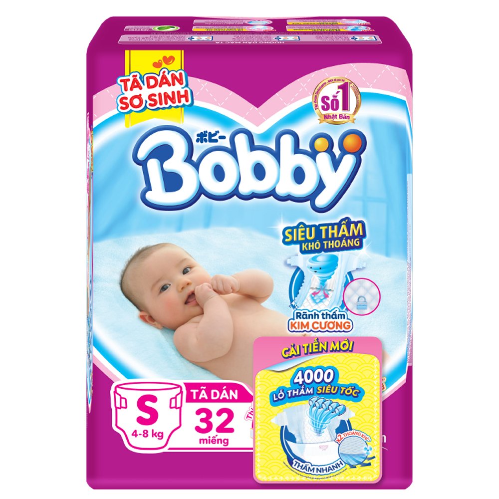 Tã dán sơ sinh Bobby ảnh 1