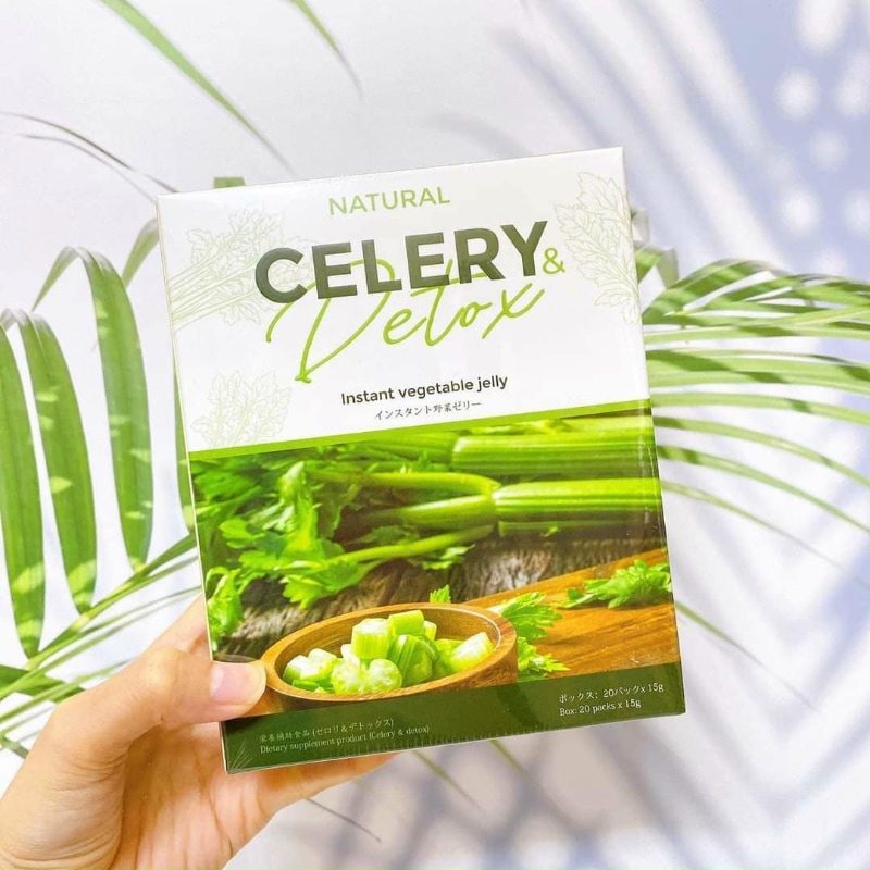 Thạch Cần Tây Giảm Cân Natural Celery Detox Nhật Bản ảnh 2