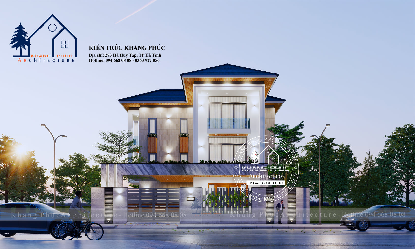 Thiết kế nhà đẹp - Kiến trúc Khang Phúc ảnh 1