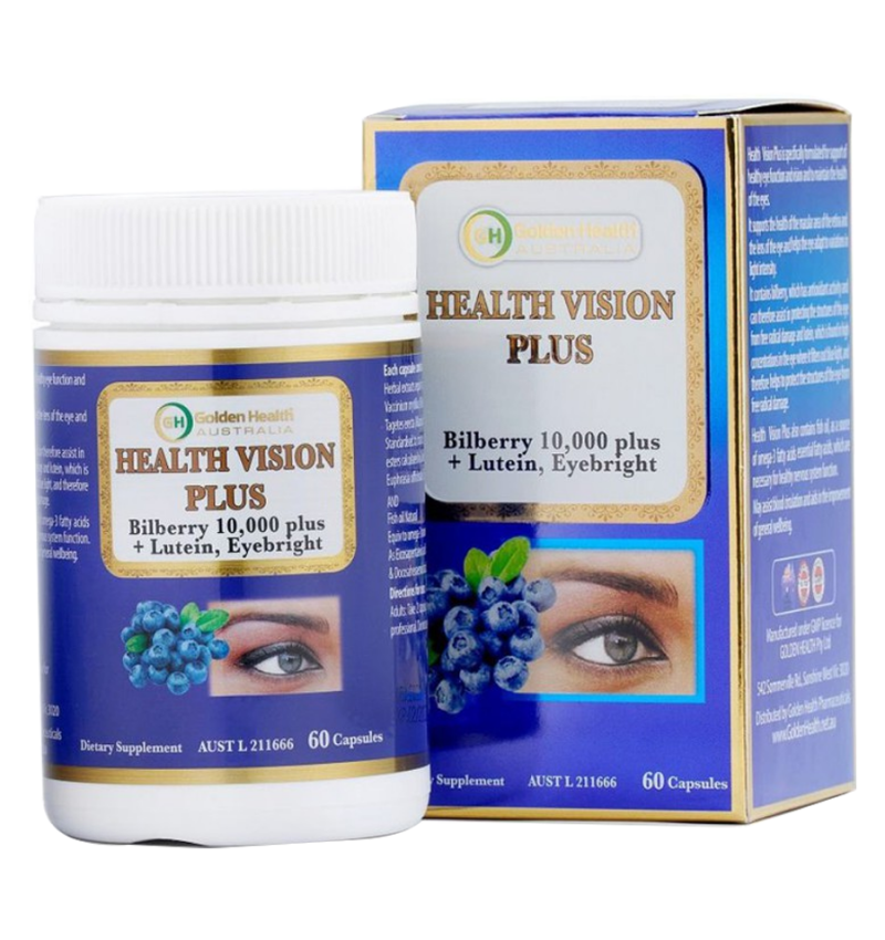 Thuốc Bổ Mắt Golden Health Health Vision Plus Bilberry ảnh 2