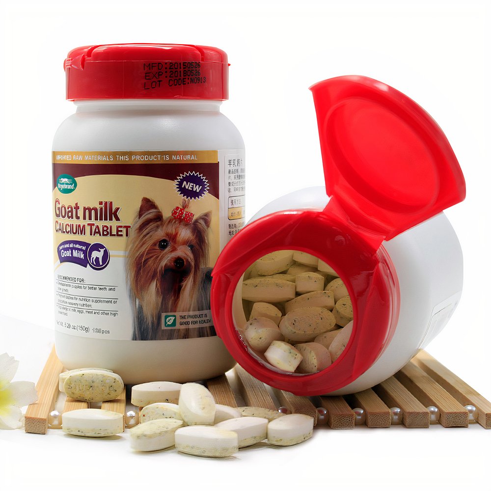 Thuốc bổ sung canxi cho chó – Goat Milk Calcium Tablet ảnh 1