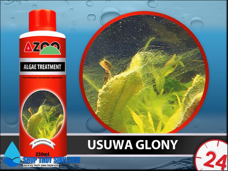 Thuốc diệt rêu hại cho hồ thủy sinh Azoo Algae Treatment ảnh 1