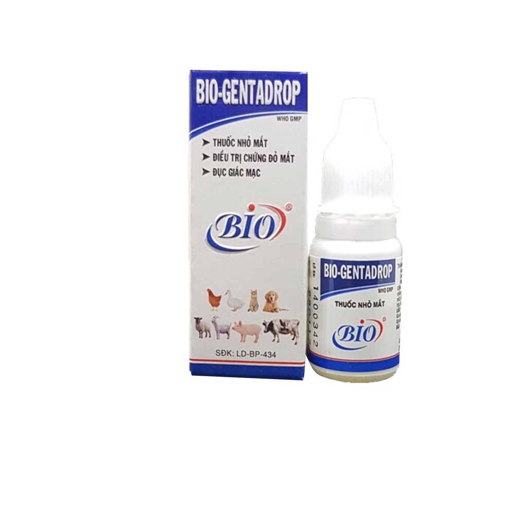 Thuốc nhỏ mắt cho mèo Bio Gentadrop ảnh 2