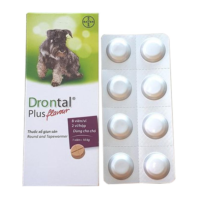 Thuốc tẩy giun cho chó Drontal Plus ảnh 1