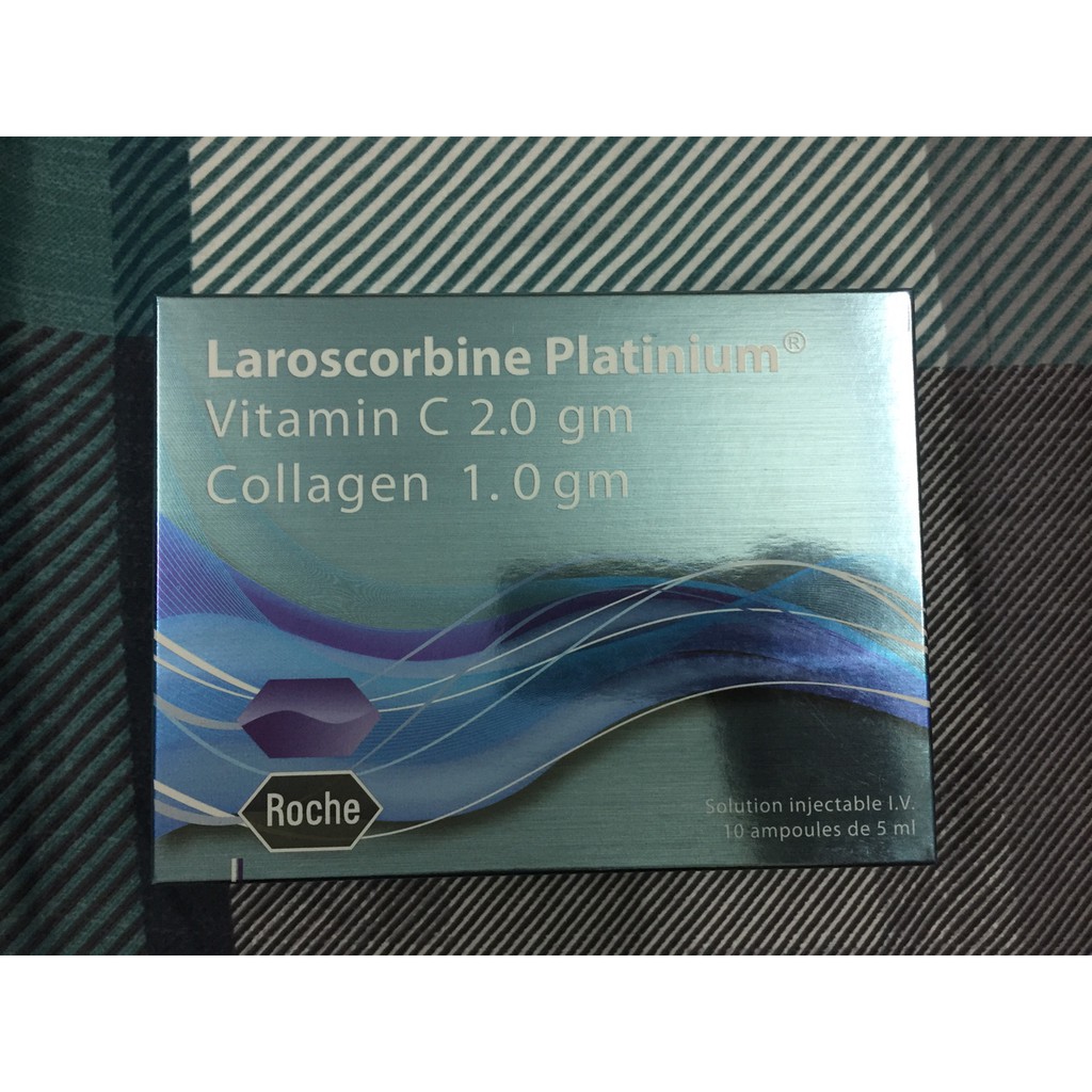 Tiêm trắng da Laroscorbine Vitamin C+Collagen Roche ảnh 1