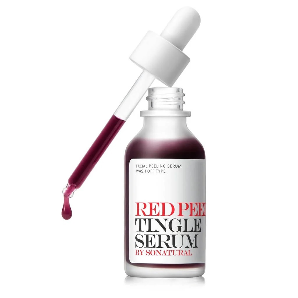 Tinh Chất Tẩy Tế Bào Chết Sinh Học Red Peel Tingle Serum By So Natural ảnh 2