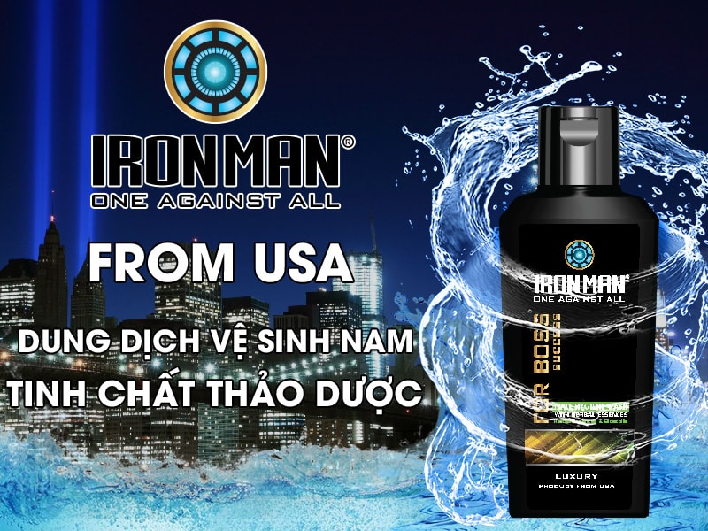 Tinh Chất Thảo Dược Vệ Sinh Nam IRONMAN For Boss ảnh 1