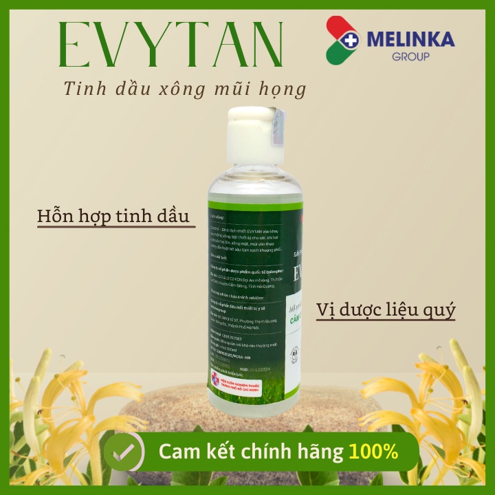 Tinh Dầu xông mũi họng EVYTAN ảnh 1