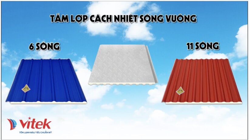 Tôn cách nhiệt Vitek ảnh 1