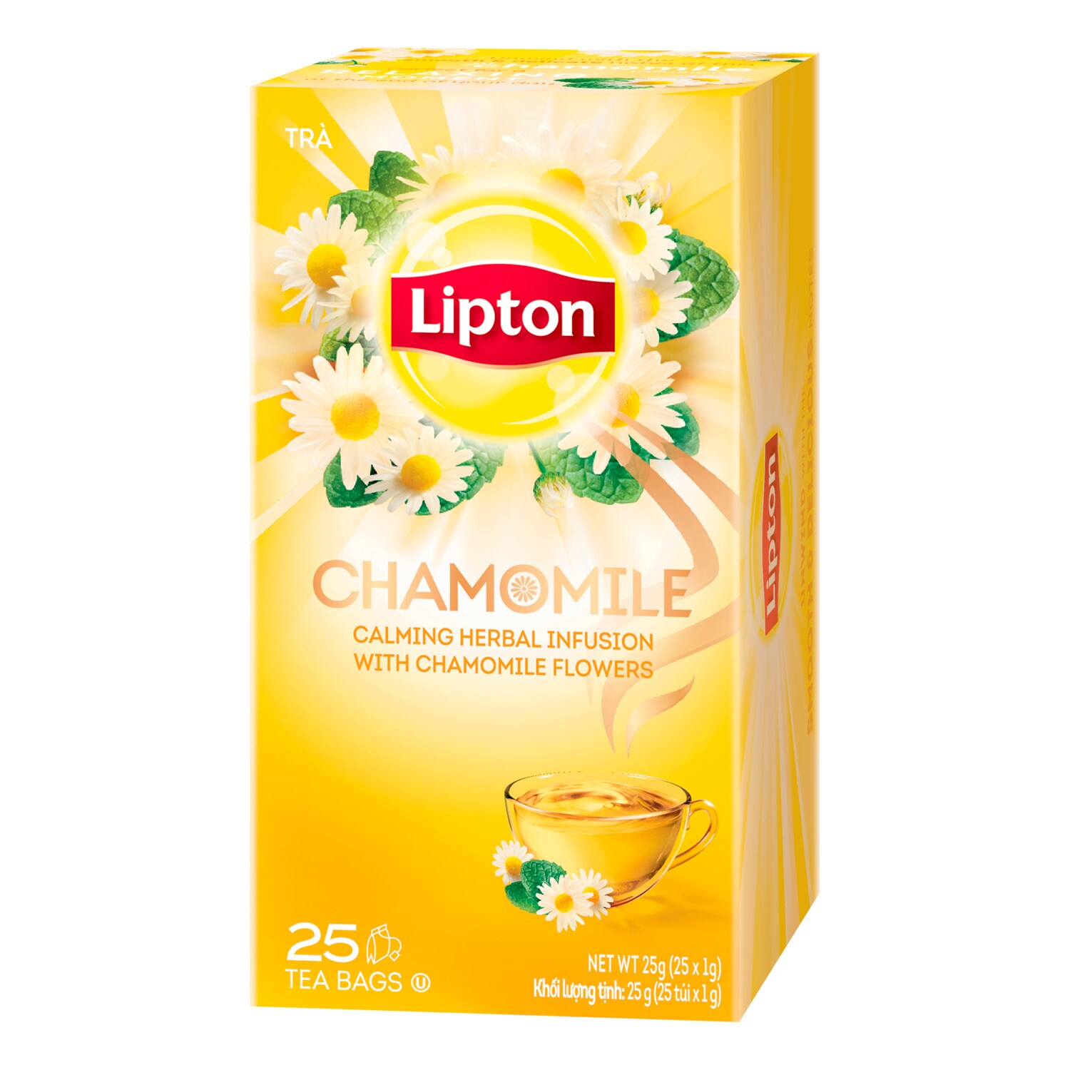 Trà hoa cúc túi lọc Lipton Chamomile ảnh 1