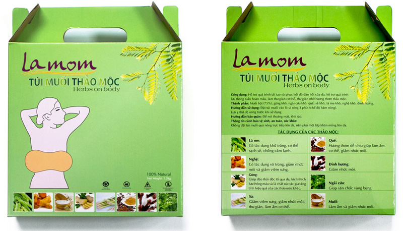 Túi muối thảo mộc Lamom ảnh 2