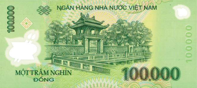 Văn miếu - Quốc Tử giám - Mệnh giá 100.000 đồng ảnh 2