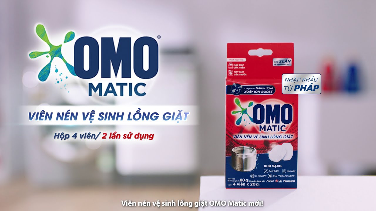 Viên Nén Vệ Sinh Lồng Giặt OMO Matic ảnh 2