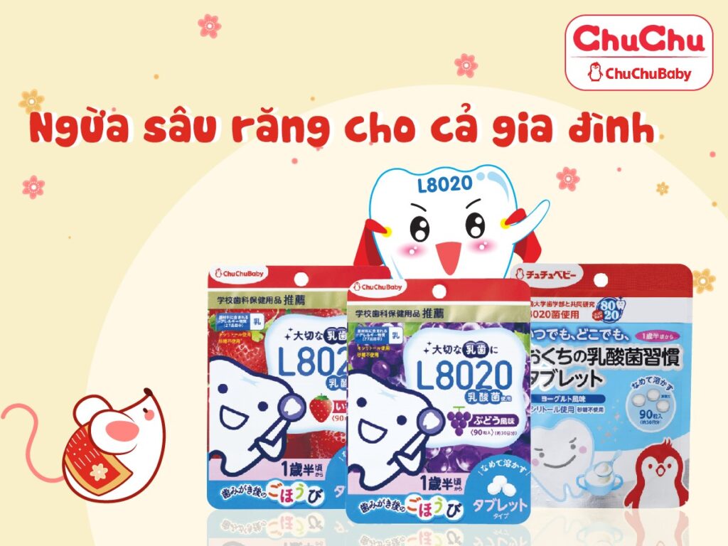 Viên Ngậm Chống Sâu Răng L8020 ChuChuBaby ảnh 1