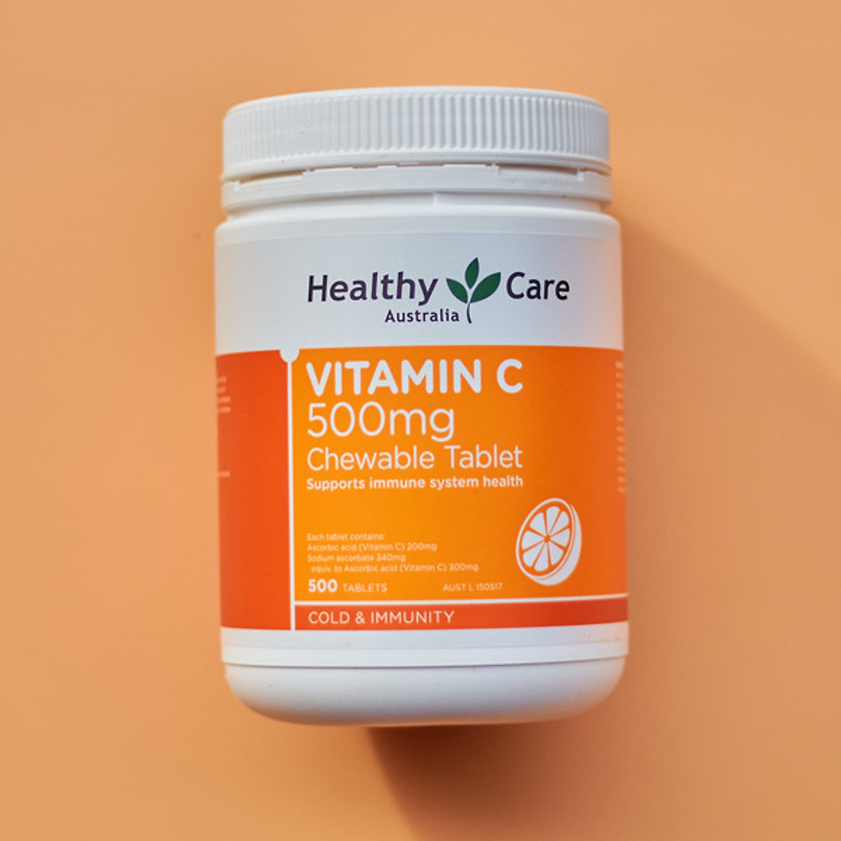 Viên Nhai Bổ Sung Vitamin C Healthy Care Vitamin C 500mg ảnh 1