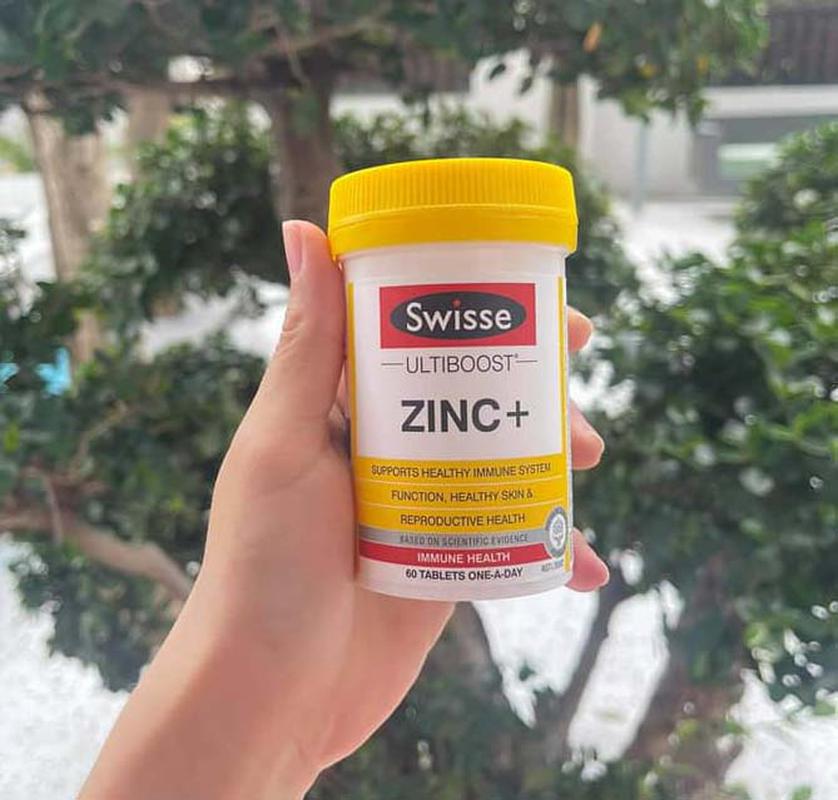 Viên Uống Bổ Sung Kẽm Swisse Zinc+ ảnh 1