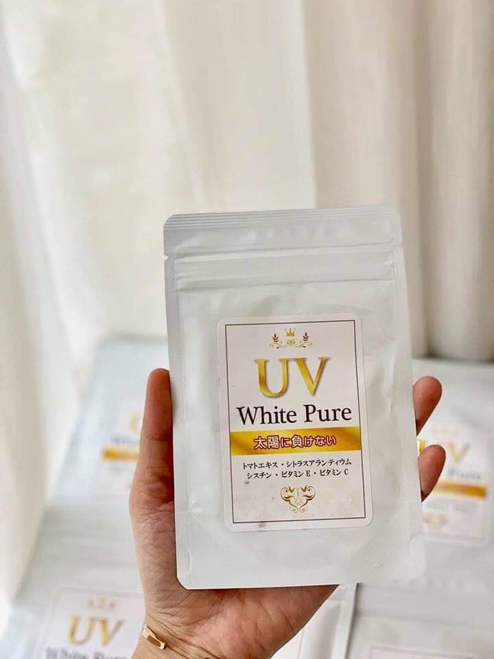 Viên Uống Chống Nắng Nội Sinh UV White Pure Nhật Bản ảnh 1