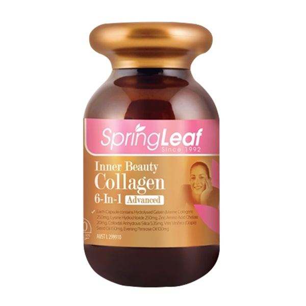 Viên Uống Collagen 6 In 1 Spring Leaf Inner Beauty Plus ảnh 1