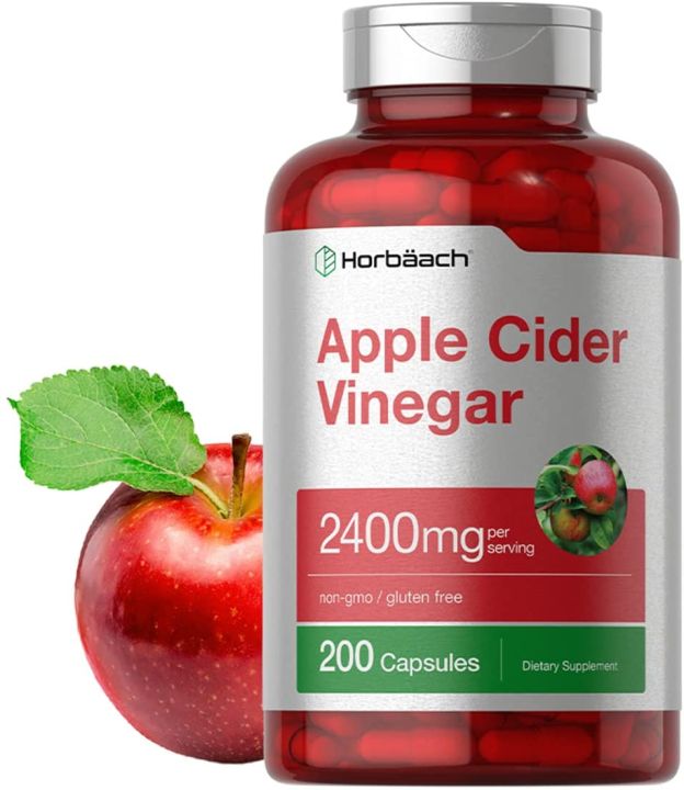 Viên Uống Giấm Táo Hữu Cơ Horbaach Apple Cider Vinegar 2400mg ảnh 2