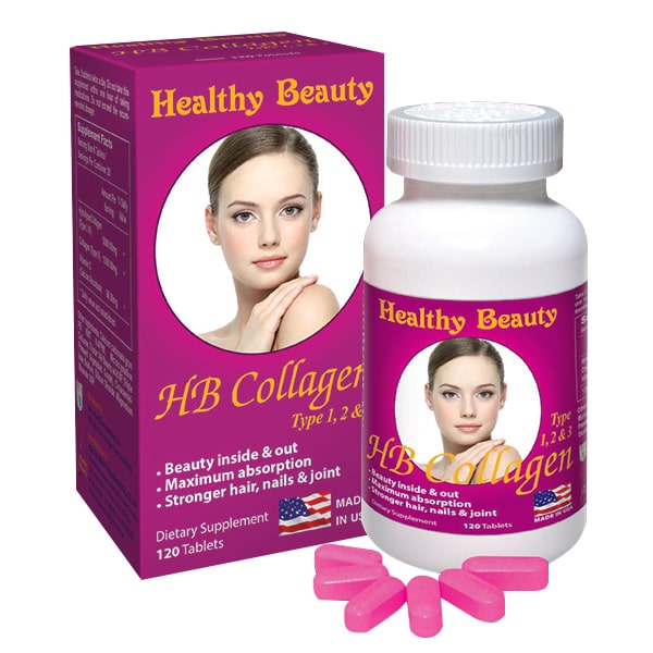Viên Uống HB Collagen Type 1, 2, 3 ảnh 1