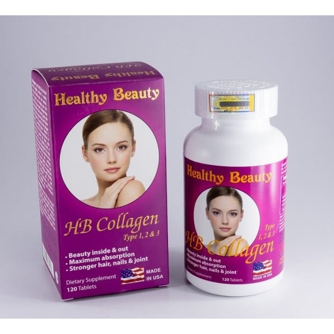 Viên Uống HB Collagen Type 1, 2, 3 ảnh 2
