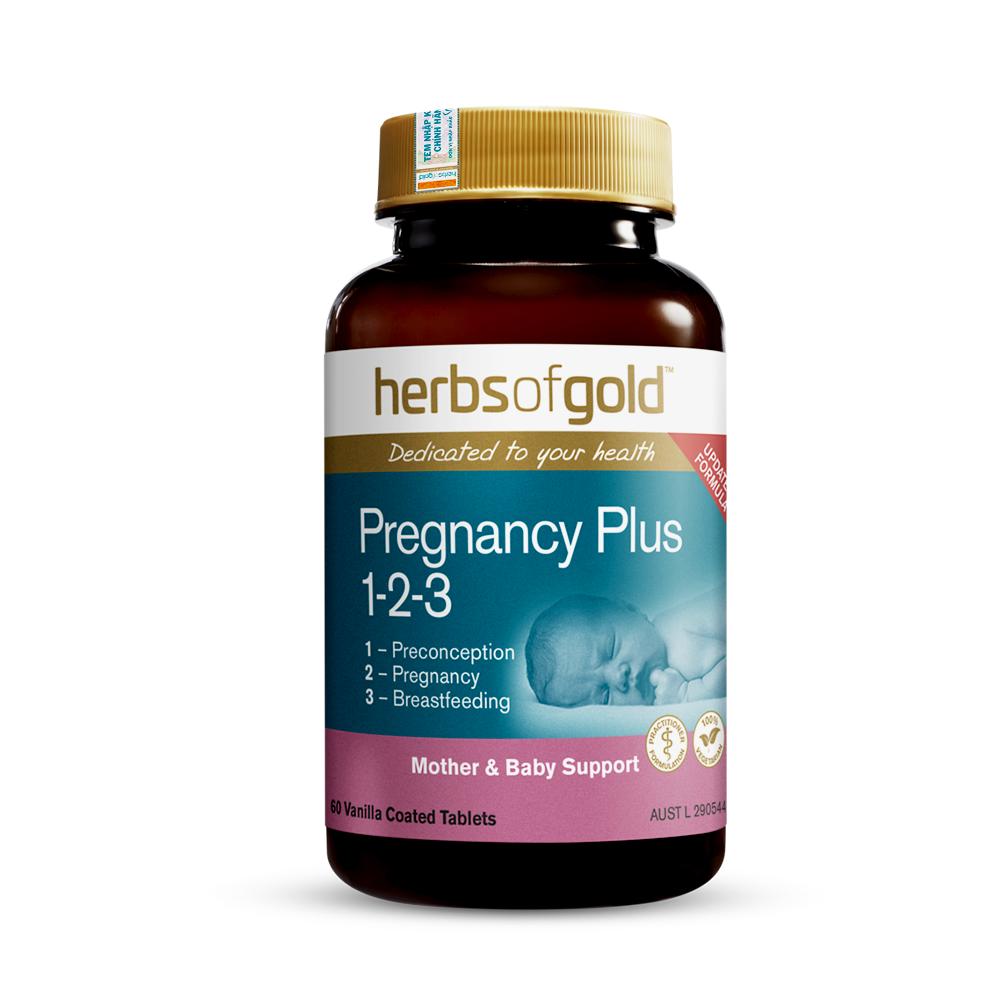 Viên Uống Herbs Of Gold Pregnancy Plus 1-2-3 ảnh 1