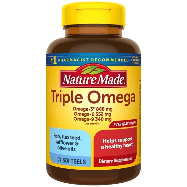 Viên Uống Nature Made Triple Omega 3 6 9 ảnh 1