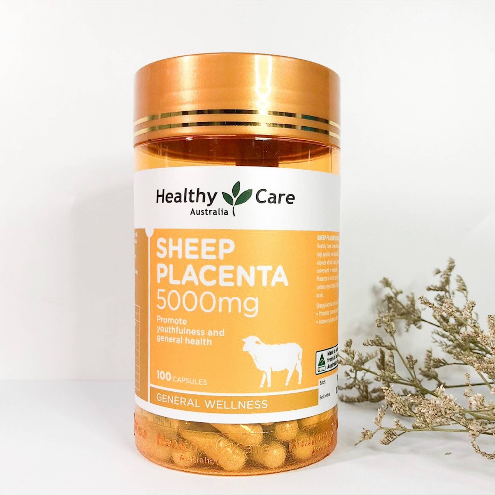 Viên Uống Nhau Thai Cừu Healthy Care Sheep Placenta ảnh 1