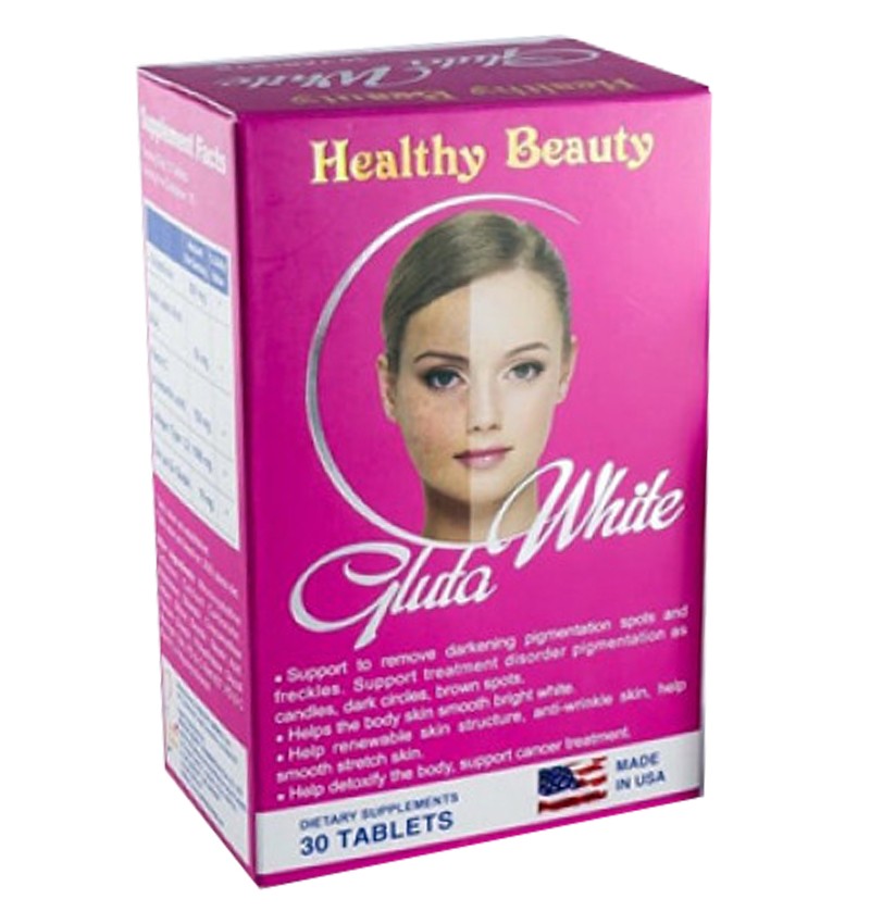 Viên Uống Trắng Da Gluta White Cao Cấp Từ Healthy Beauty ảnh 1