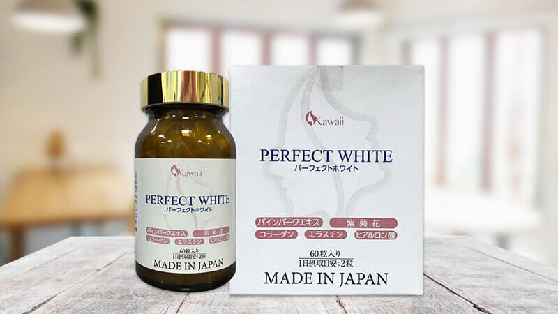 Viên Uống Trắng Da Kawaii Perfect White Nhật Bản ảnh 1