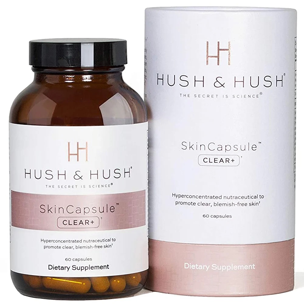 Viên Uống Trị Mụn Hush & Hush Skin Capsule Clear+ ảnh 1