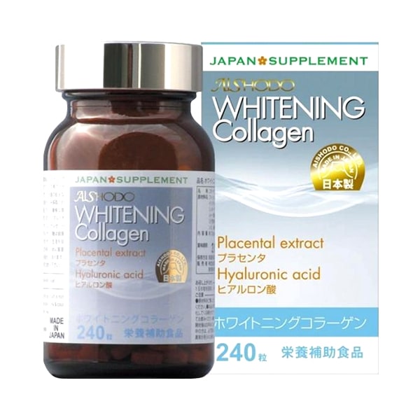 Viên Uống Trị Nám, Trắng Da Whitening Collagen Aishodo ảnh 1