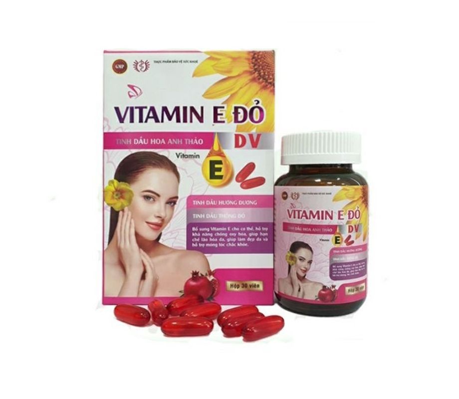 Viên Uống Vitamin E Đỏ Dược Vương ảnh 1